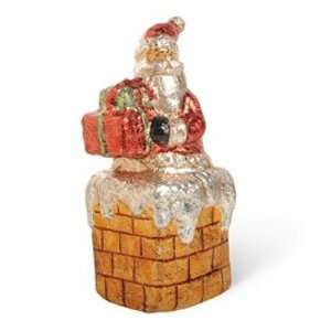  Foil Santa in Chimney