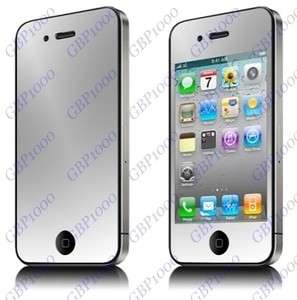 Front Mirror LCD Screen Protector Film For Apple iPhone 4 4G 4S  