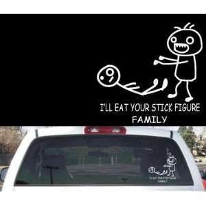  Funny Stick Figure Zombie Car Window Decal Everything 