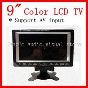  9 inch lcd tv,lcd portable monitor,support AV input and FM 