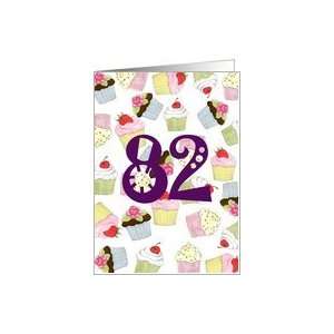  Cupcakes Galore 82nd Birthday Card Toys & Games