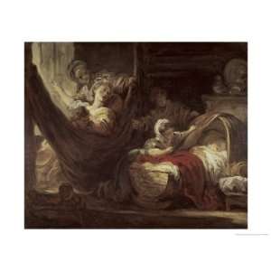 Cradle, c.1780 Giclee Poster Print by Jean Honoré Fragonard, 32x24 