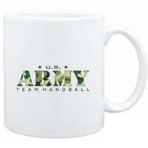  Mug White  US ARMY Team Handball / CAMOUFLAGE  Sports 