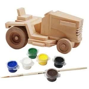  Leanin Tree 21008 Lawn Tractor Wood Shape   Small Toys 