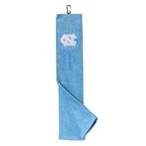  North Carolina Tar Heels NCAA Embroidered Tri Fold Towel 