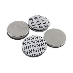  Disc Magnet,w/adhesive,1/4 Dia,neo,pk 12   APPROVED VENDOR 