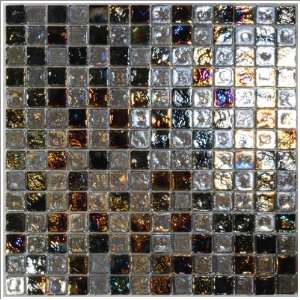  Avons Series 1 x 1 Mosaic Blend Tiles Salt and Pepper 