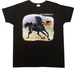   shirt or Tank Top * Black Arabian Horse Womans Tee Shirt  