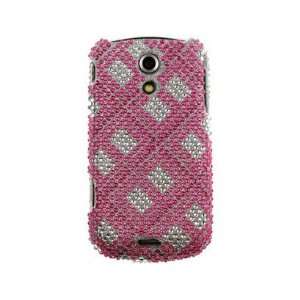  Reinforced Diamond Phone Protector Cover Hot Pink Plaid 