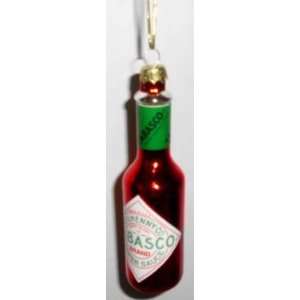  McIlhenny Co. Tabasco Bottle Christmas Ornament