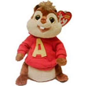  Alvin Ty Plush (Alvin and the Chipmunks the Squeakquel 