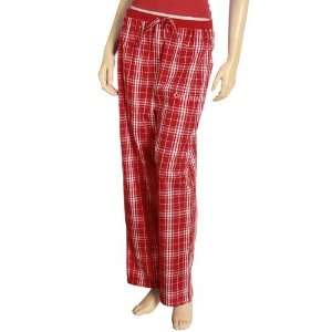  Ohio State Buckeyes Ladies Scarlet Plaid Highland Pajama 