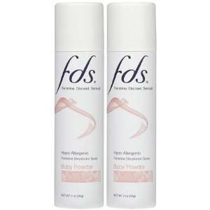 FDS Feminine Deodorant Spray Baby Powder 2 oz, 2 ct (Quantity of 4)