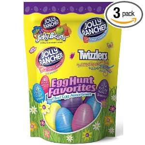 Twizzlers, Jolly Rancher Easter Plastic Egg Assortment, 5 Ounce (Pack 