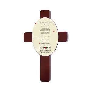  Marriage Takes Three Keepsake Wall Cross