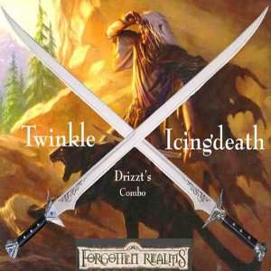  Drizzts Icingdeath & Twinkle Scimitar Combo Set Sports 