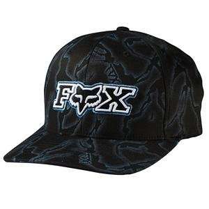  Fox Racing Dot Fader Flexfit Hat   L/XL/Black Automotive