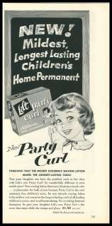 1955 vintage ad for Lilt Childrens Home Permanent  