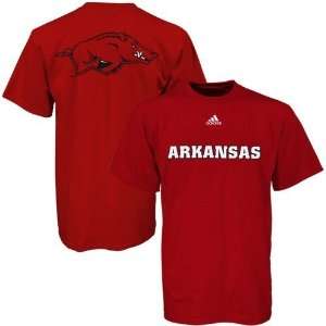  Arkansas Razorbacks Cardinal Prime Time T shirt