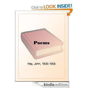 Poems John Hay  Kindle Store
