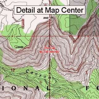 USGS Topographic Quadrangle Map   The Cap, Utah (Folded/Waterproof 