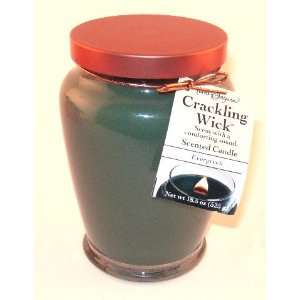  Evergreen scented CRACKLING WOOD WICK CANDLE holiday