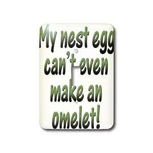   Text with Nest egg/omelet   Light Switch Covers   single toggle switch