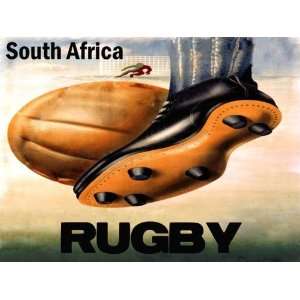  Rugby South Africa Game Sport of the World 30 X 40 Image 