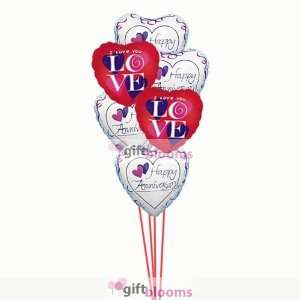  Balloons bouquet of love