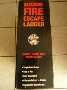 New Kidde 2 Story 15 Fire Escape Ladder KFE15 NIB  
