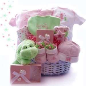  Cashmere Bunny The Princess and The Pearl Baby Gift Basket 