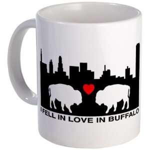 fell in love in Buffalo Wedding Mug by   