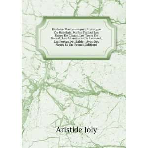   Balde ; Avec Des Notes Et Un (French Edition) Aristide Joly Books