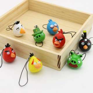 color Angry Birds Toy Charms Phone Collectible Figurines Free 
