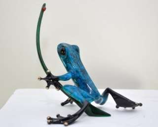 SNACK ATTACK by Frogman Tim Cotterill Bronze Frog  