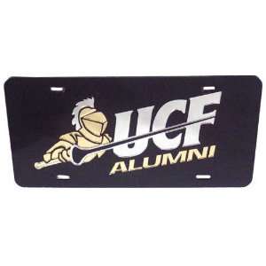  UCF Knights Black ALUMNI Mirror License Plate Sports 