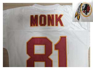 Washington Redskins Art Monk #81 Jersey Away(Any Size)  