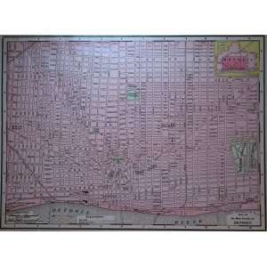  Spofford Map of Detroit (1900)