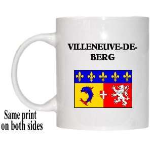 Rhone Alpes, VILLENEUVE DE BERG Mug