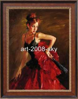 Original Oil painting artdanceon canvas 24x36  