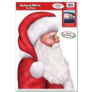  Santa Backseat Driver Car Cling Case Pack 180 Everything 