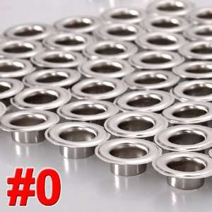 Top Quality 1/4 #0 Nickel Grommets and Washers 2000 Package Ideal For 