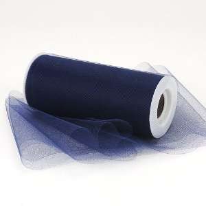  Premium Nylon Tulle Fabric 3 inch 25 Yards, Navy Blue 