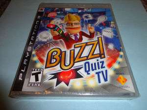 Buzz Quiz TV (Sony Playstation 3, 2008) NEW PS3 711719814528  