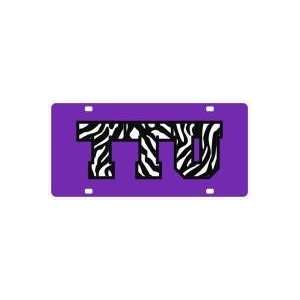  TTU in Zebra License Plate