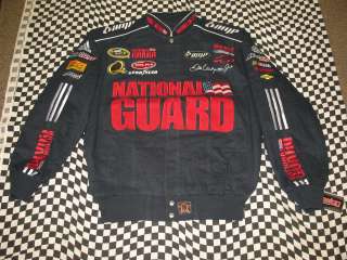 Dale Earnhardt Jr #88 National Guard Adult 4XL Cotton Twill Jacket JH 