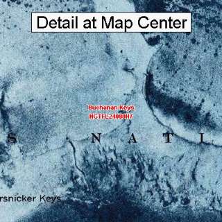  USGS Topographic Quadrangle Map   Buchanan Keys, Florida 