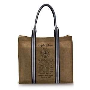  apple & bee eco shopping bag, apple&bee logo, 1 ea 