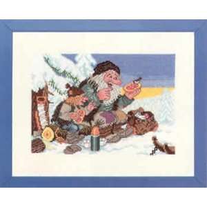  Winter Picnic kit (cross stitch) (Special Order) Arts 