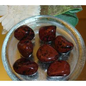  Obsidian Med Tumbled Stones Chakra Balancing Reiki Healing4onz 1/4lb